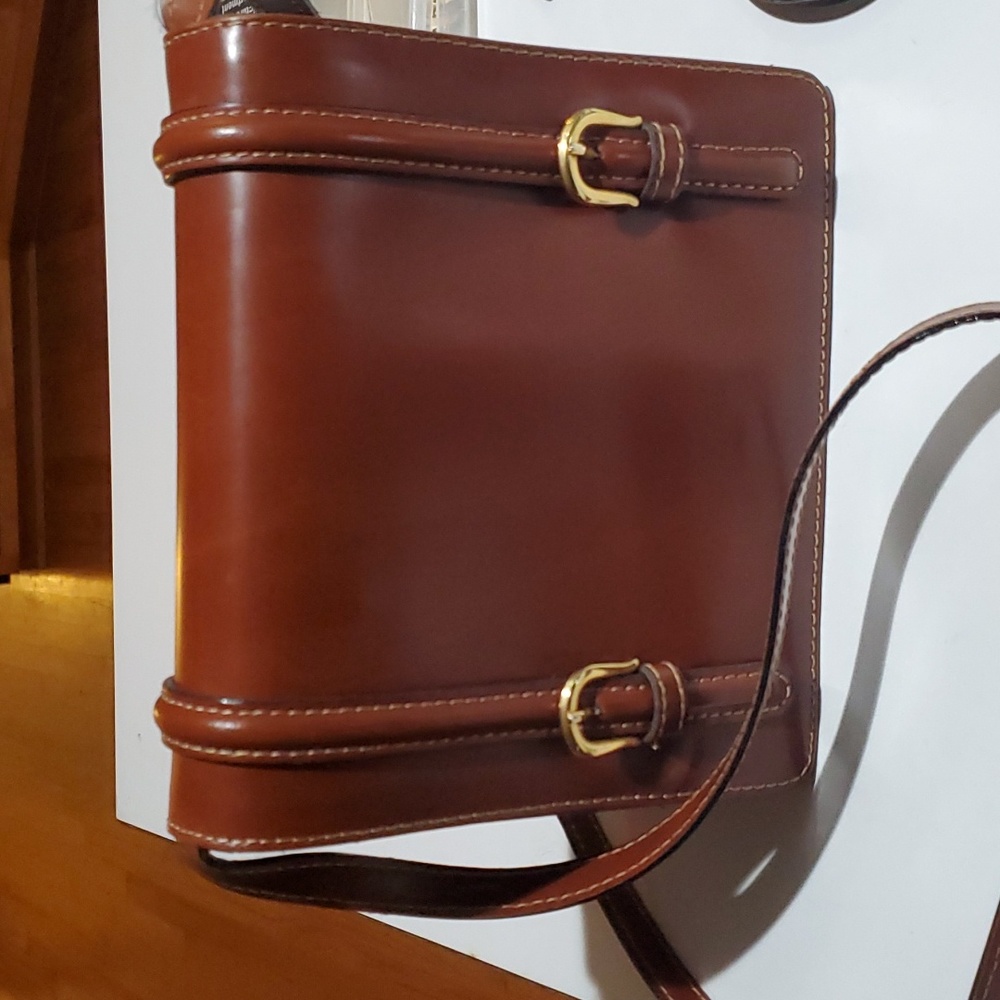 Christian Leather Bag, Made in Italy